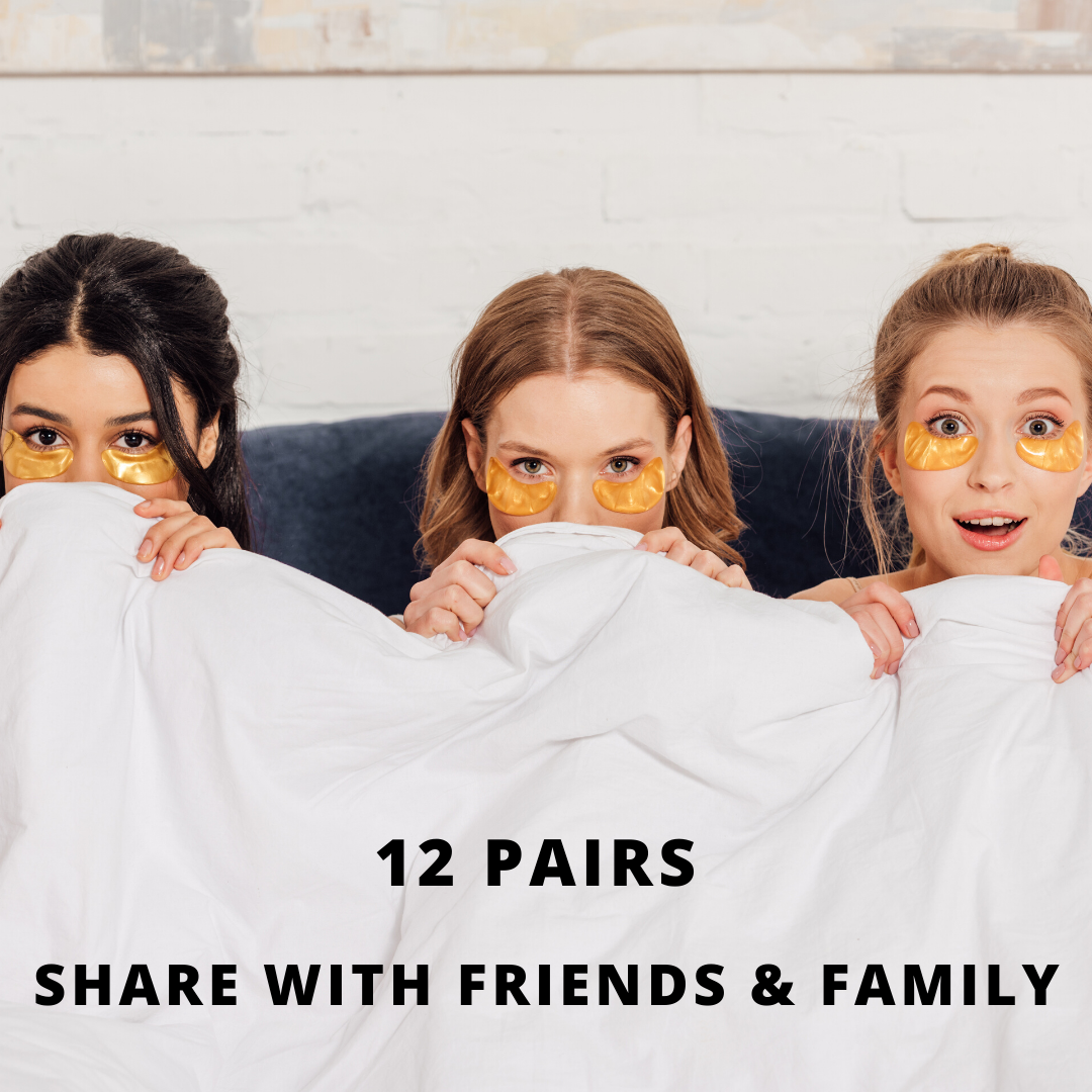 Pure Sol Gold Under-Eye Gel Patches – Brighten Your Eyes with Skintera&