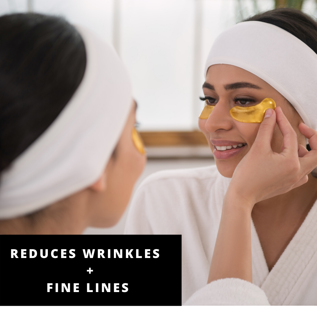 Pure Sol Gold Under-Eye Gel Patches – Brighten Your Eyes with Skintera&