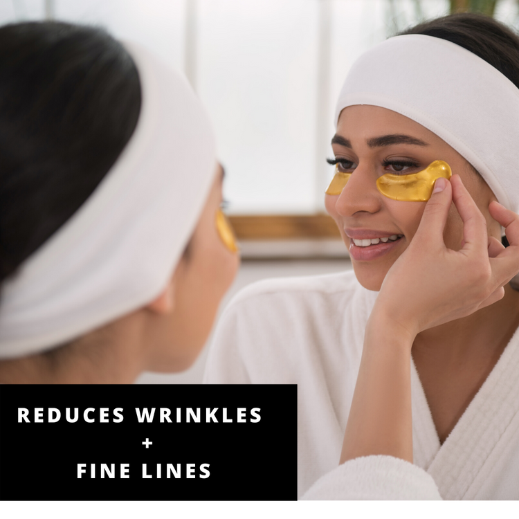 Pure Sol Gold Under-Eye Gel Patches – Brighten Your Eyes with Skintera&