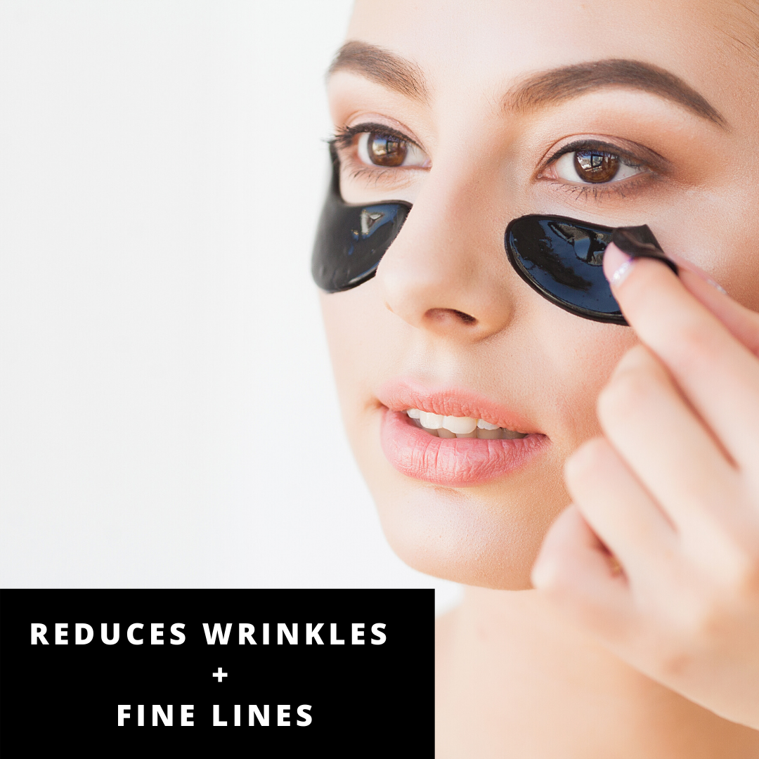 Pure Sol Charcoal Under-Eye Gel Patches for Bright, Refreshing Eyes - Skintera